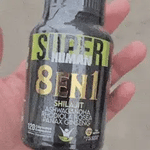 SuperHuman Shilajit 8-en-1 | Energía, Enfoque y Vitalidad Total (120 Cápsulas)